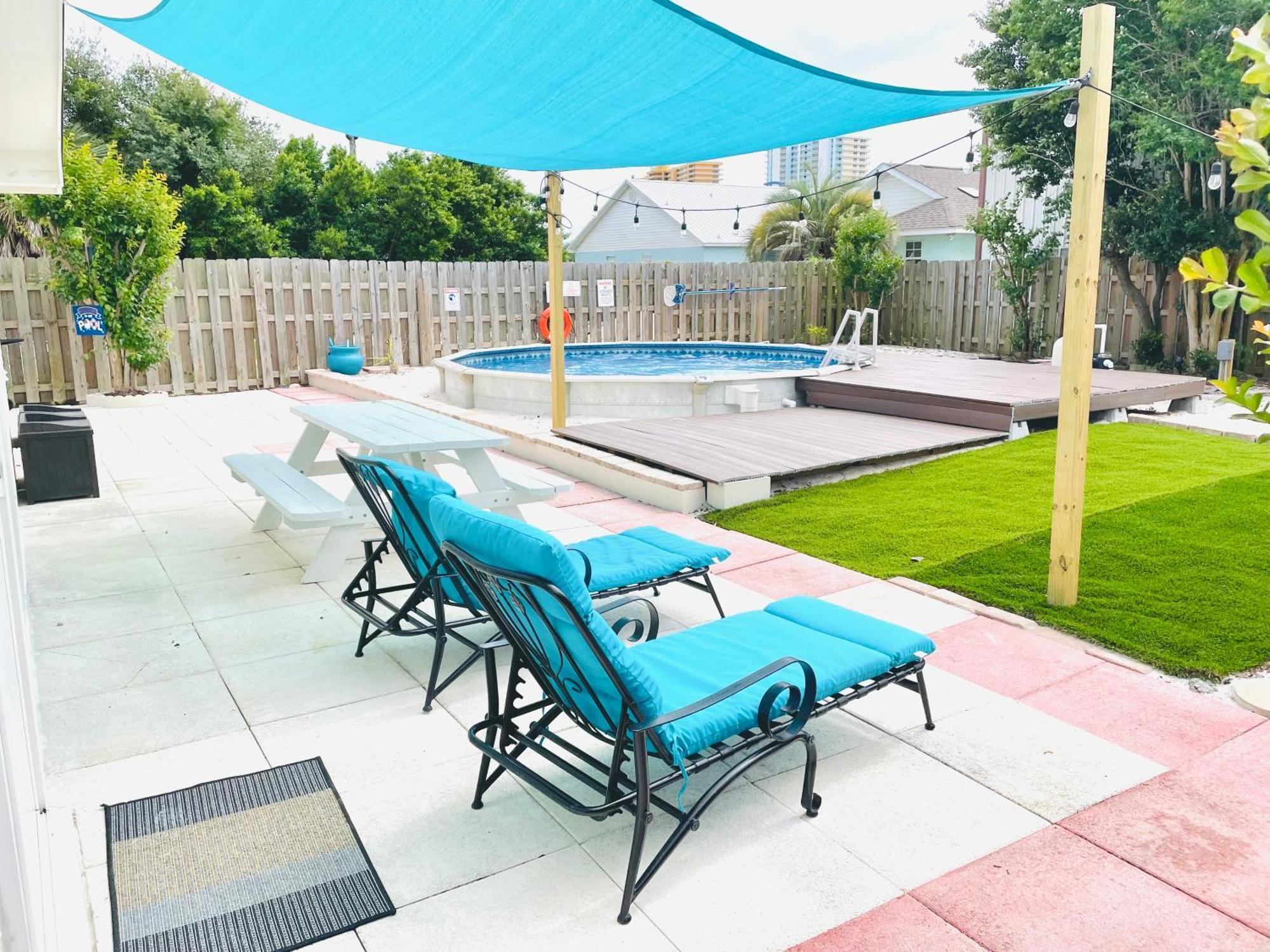 Sea Salt Vacation Home, Private Pool - Walk To Beach Panama City Beach Bagian luar foto